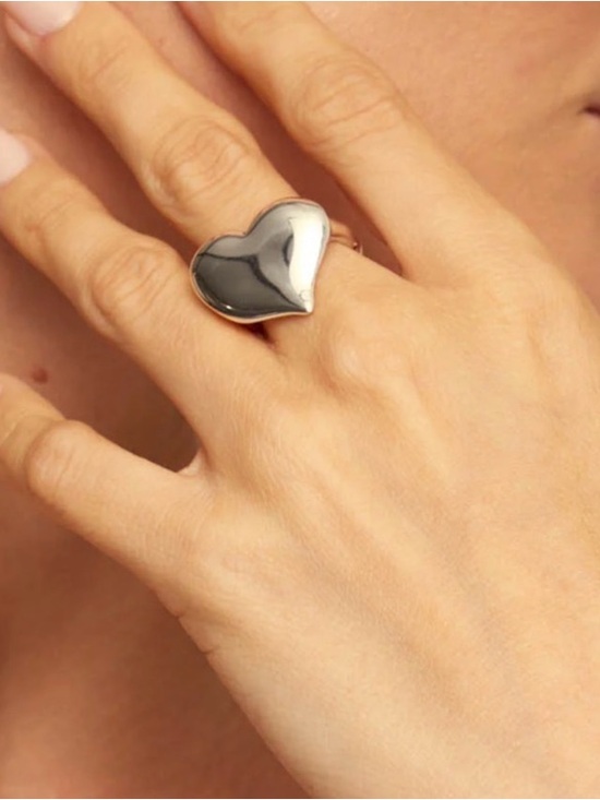 UNO de 50 Jewelry - UNO de 50 Silver Heart Ring